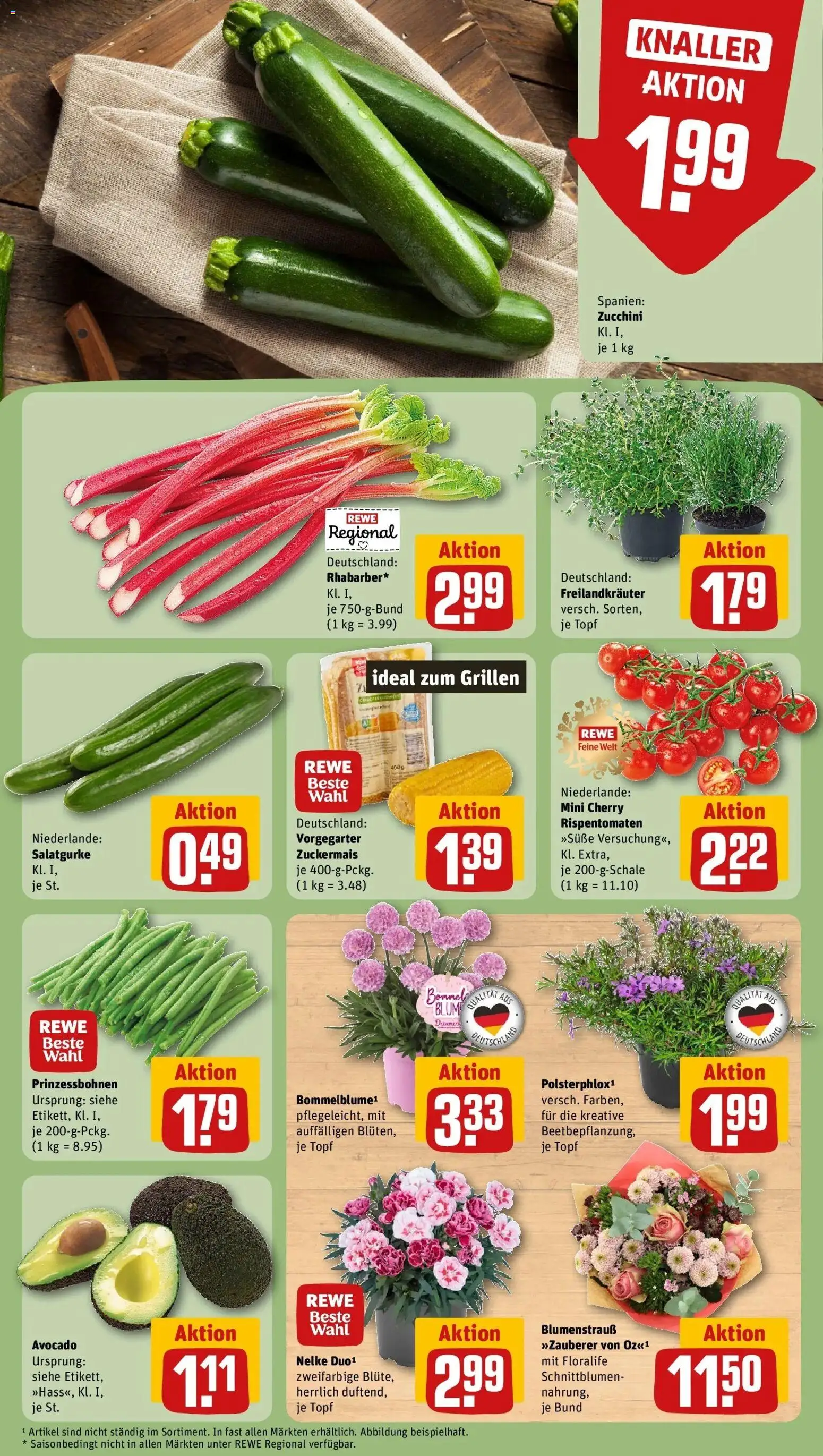 Rewe Prospekt Mettlach / Orscholz	 – gültig ab 20.04.2026 | Seite: 11 | Produkte: Avocado, Zucchini