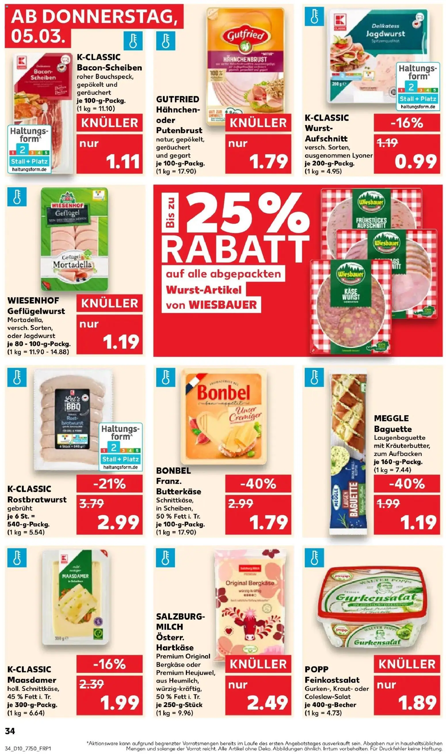Kaufland Prospekt Pfullingen	 – gültig ab 02.03.2026 | Seite: 46 | Produkte: Milch, Wurst, Kraut, Hahnchenbrust