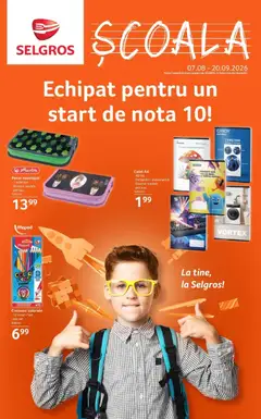 Ofertele Selgros valabile de la 07.08.2026