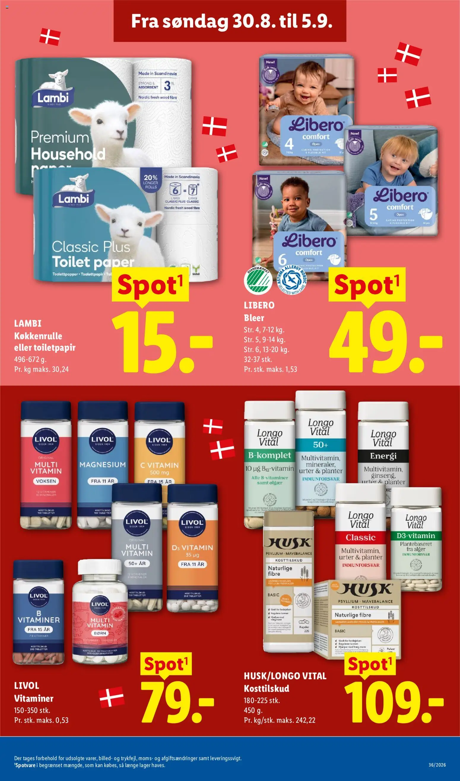 Lidl tilbudsavis – gyldig fra 30/08/2026 | Side: 5 | Produkter: Toilet, Søm