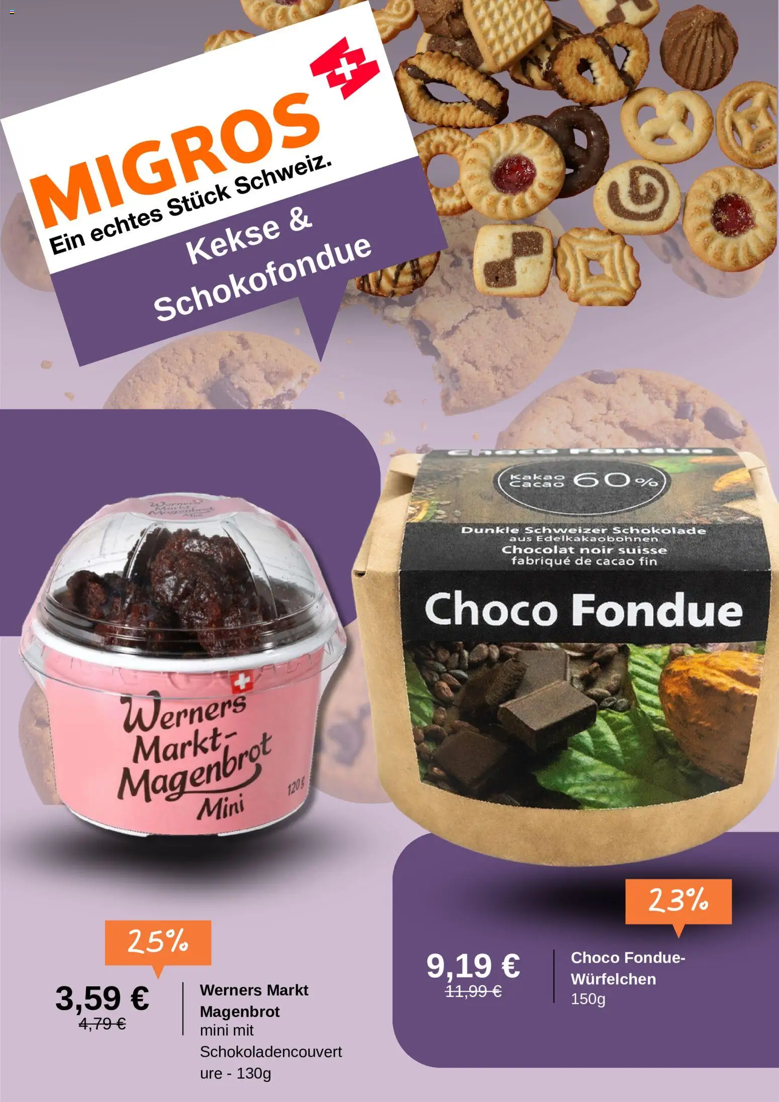 Migros Prospekt – gültig ab 29.09.2026 | Seite: 5 | Produkte: Schokolade, Fondue, Kekse