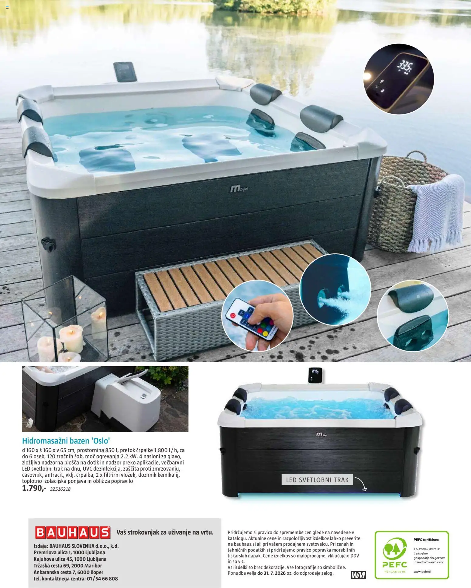 Novi Bauhaus katalog ponudbe – veljaven od 28.09.2026 | Stran: 56 | Izdelki: Bazen, Obliž