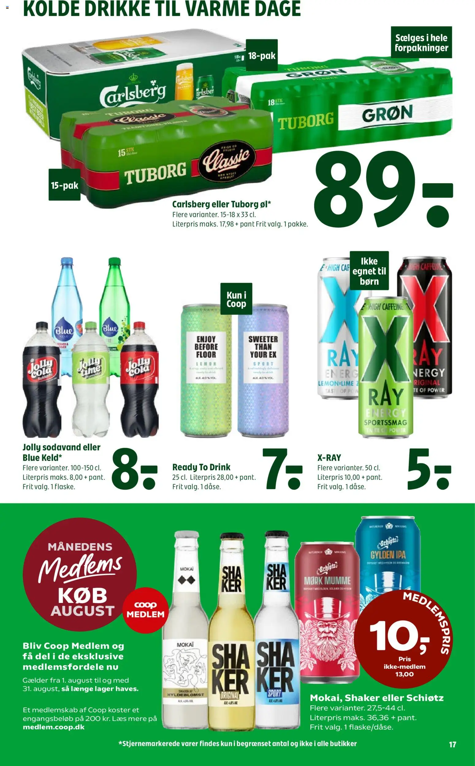 Coop 365 tilbudsavis – gyldig fra 13/08/2026 | Side: 22 | Produkter: Te, Sodavand, Lime, Cola