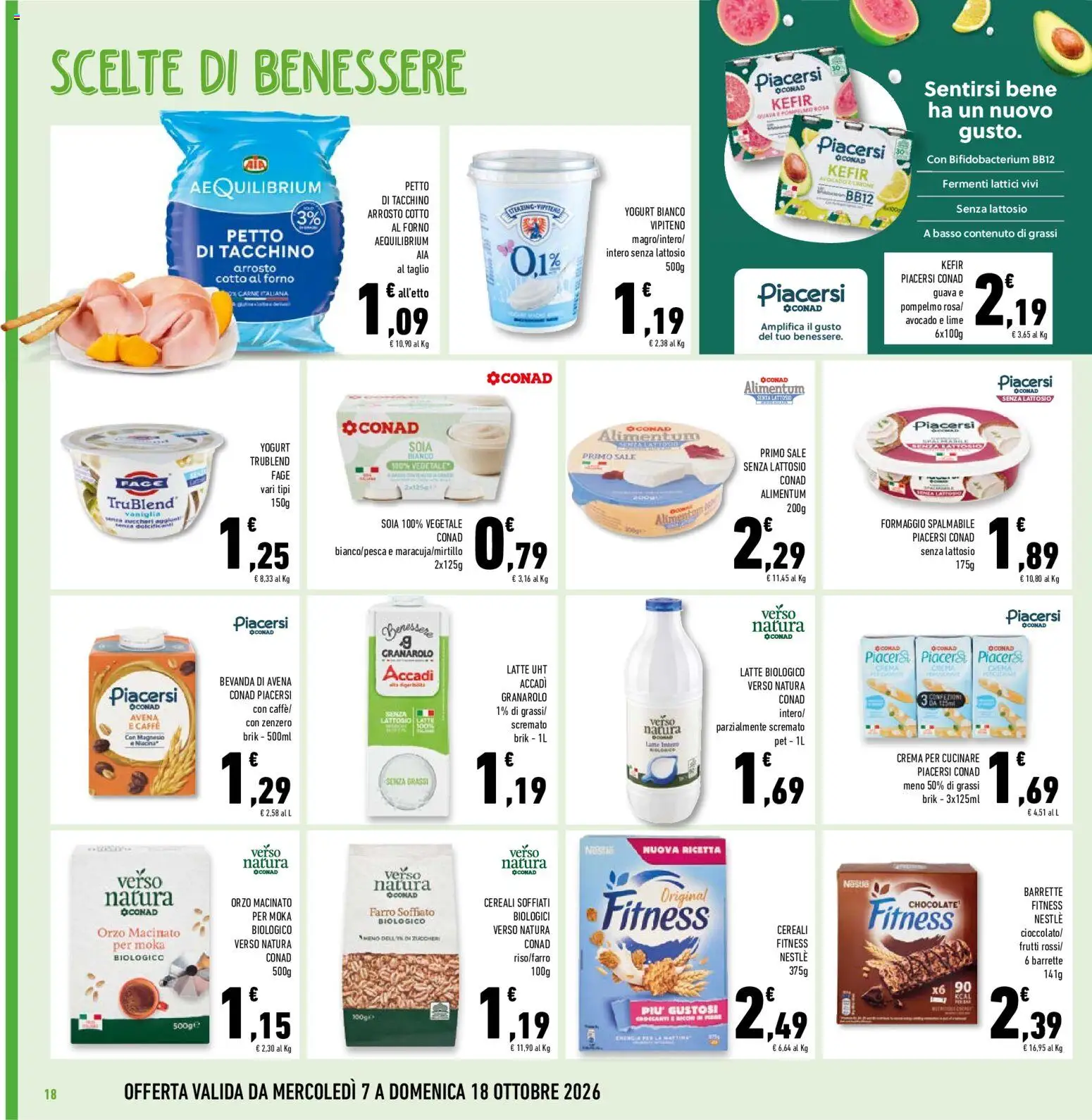 Volantino Conad del 07/10/2026 | Pagina: 18