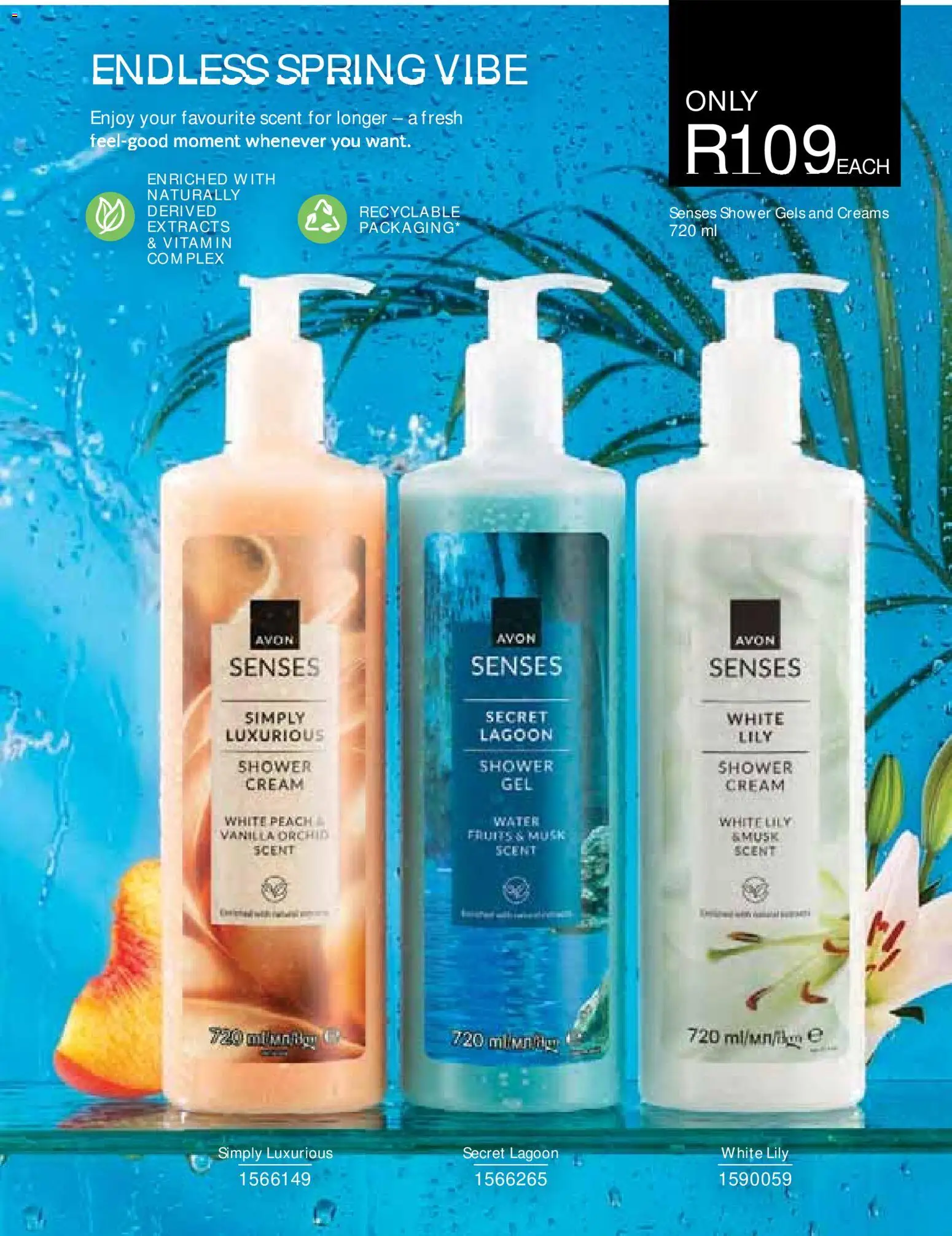 New Avon catalogue – valid from 01/09/2026 | Page: 133 | Products: Vanilla, Shower, Cream, Water