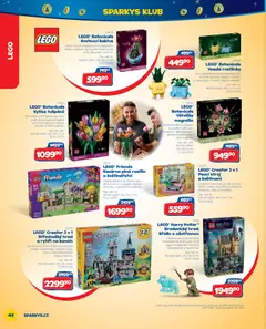 Náhled letáku Sparkys katalog Léto 2026 od 01.05.2026 | Strana: 44 | Produkty: Známky, Stavebnice, Kytice, Květiny