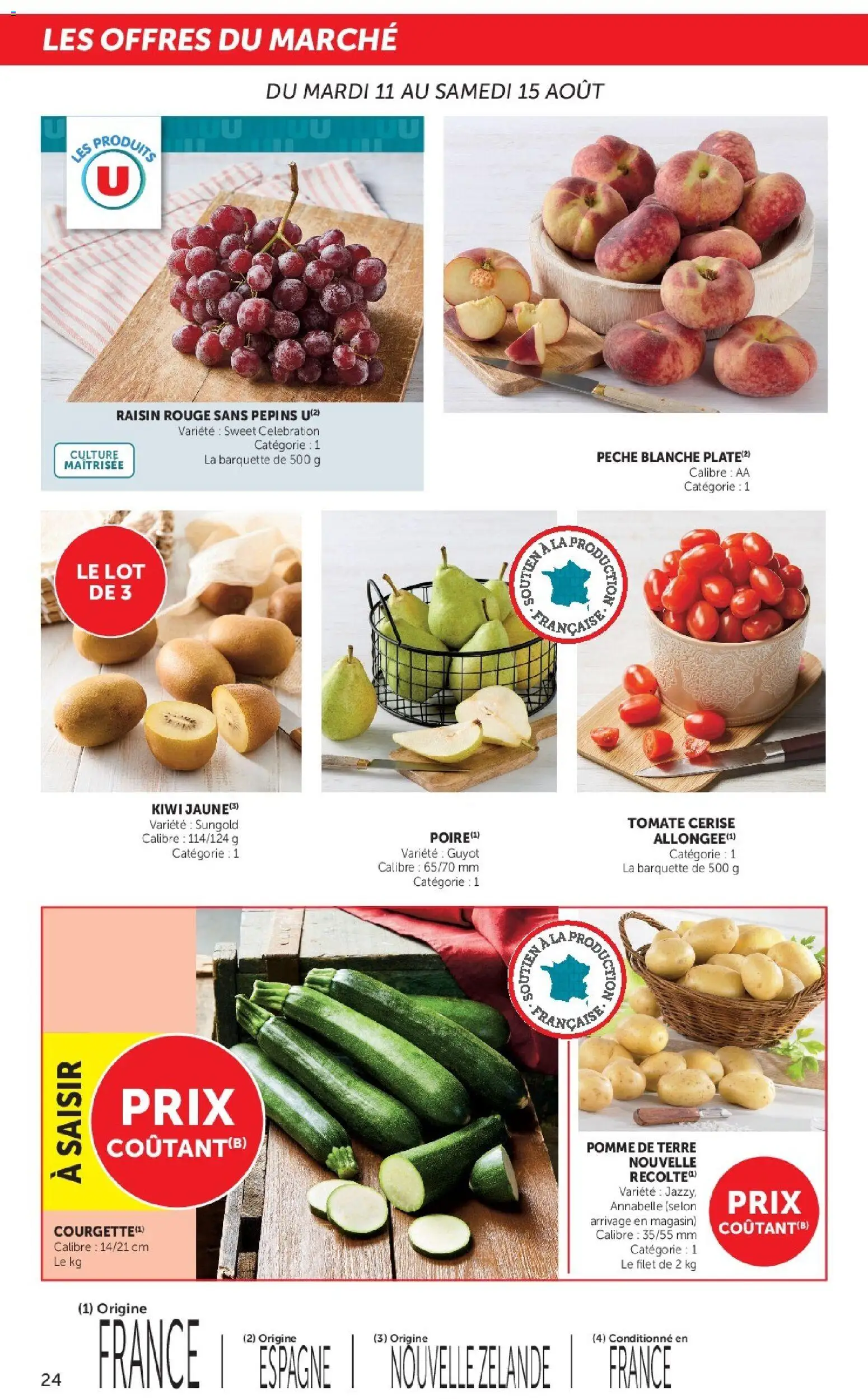 {H1} | Page: 24 | Produits: Pomme, Raisin, Tomate, Cerise
