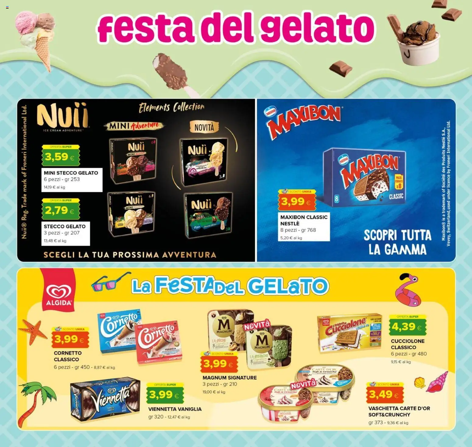 Volantino Oasi del 02/07/2026 | Pagina: 30 | Prodotti: Cornetto, Gelato