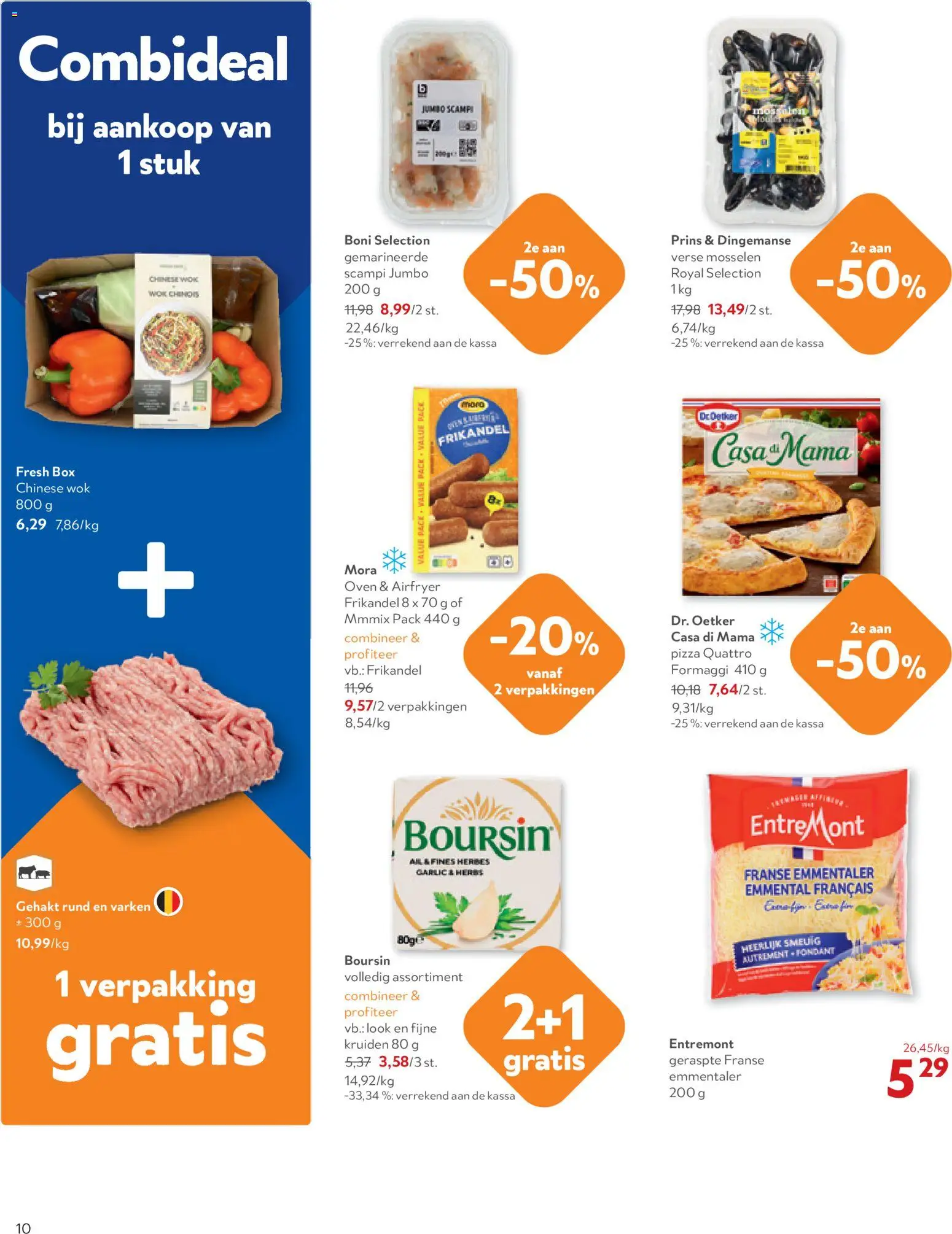{H1} | Pagina: 10 | Producten: Pizza, Mosselen, Kruiden, Box