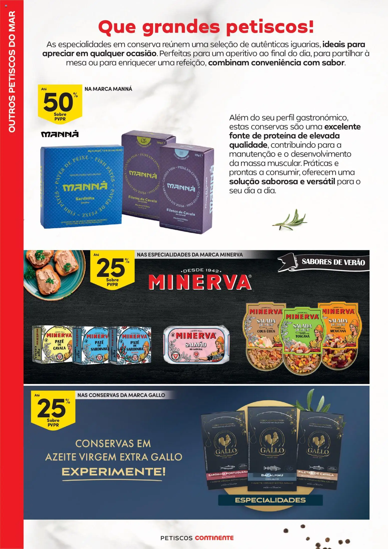 Continente Petiscos │ válido de 28/07/2026 | Página: 8 | Produtos: Mesa, Peixe, Salada, Proteina