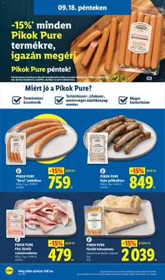PIKOK PURE Főtt, füstölt császárszalonna, PIKOK PURE Főtt, füstölt császárszalonna - amely érvényes a következő dátumtól: 2026.09.17. | Oldal: 38
