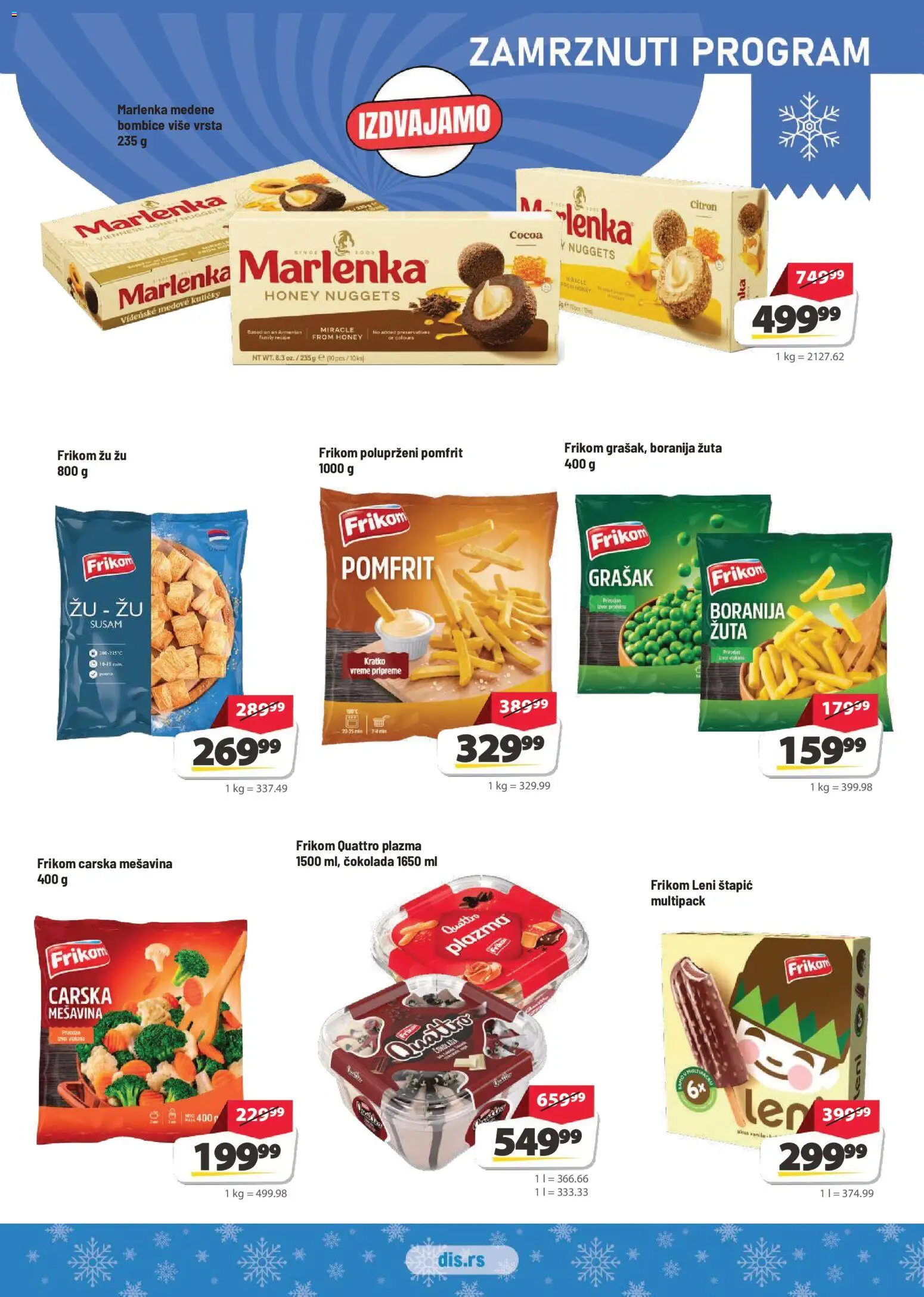 Super DIS katalog - važi od 29.10.2026 | Strana: 5 | Proizvode: Plazma, Vanila, Pomfrit, Čokolada