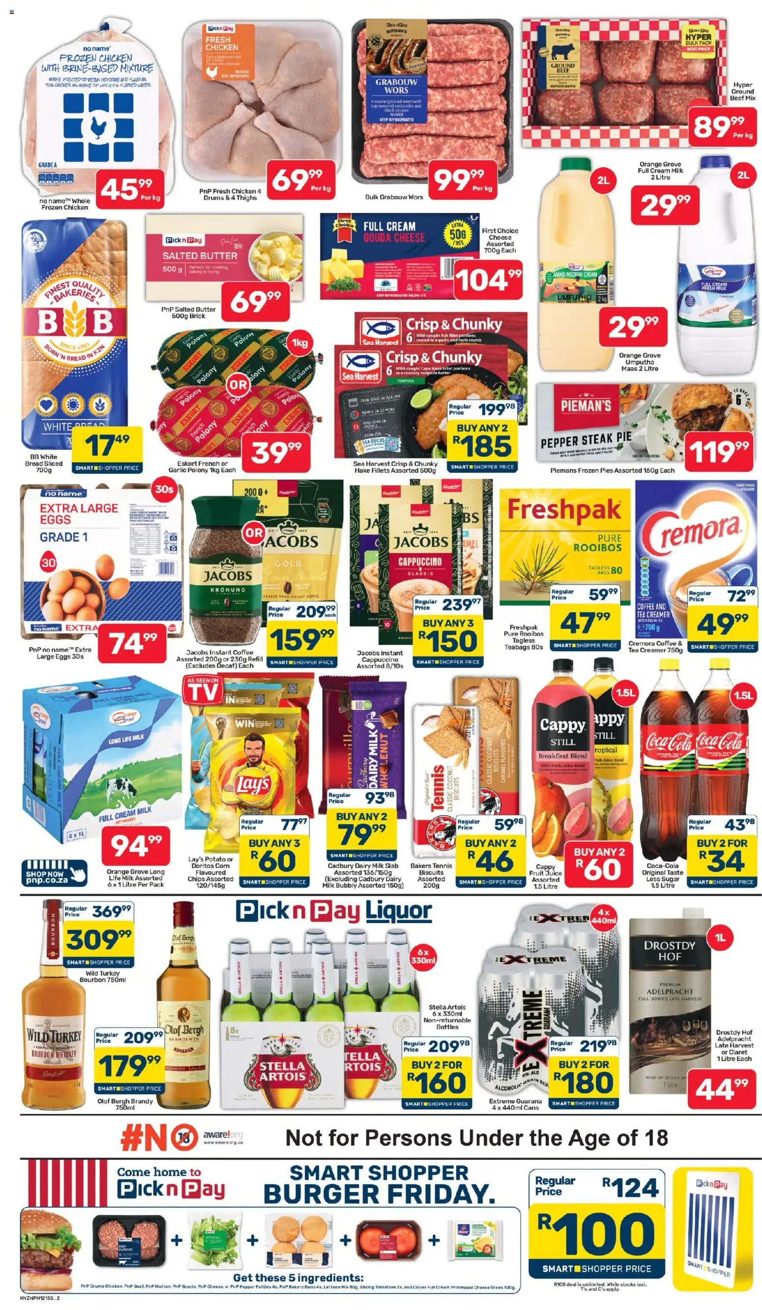 New Pick n Pay catalogue – valid from 07/08/2026 | Page: 2 | Products: Oven, Biscuits, Wine, Lettuce
