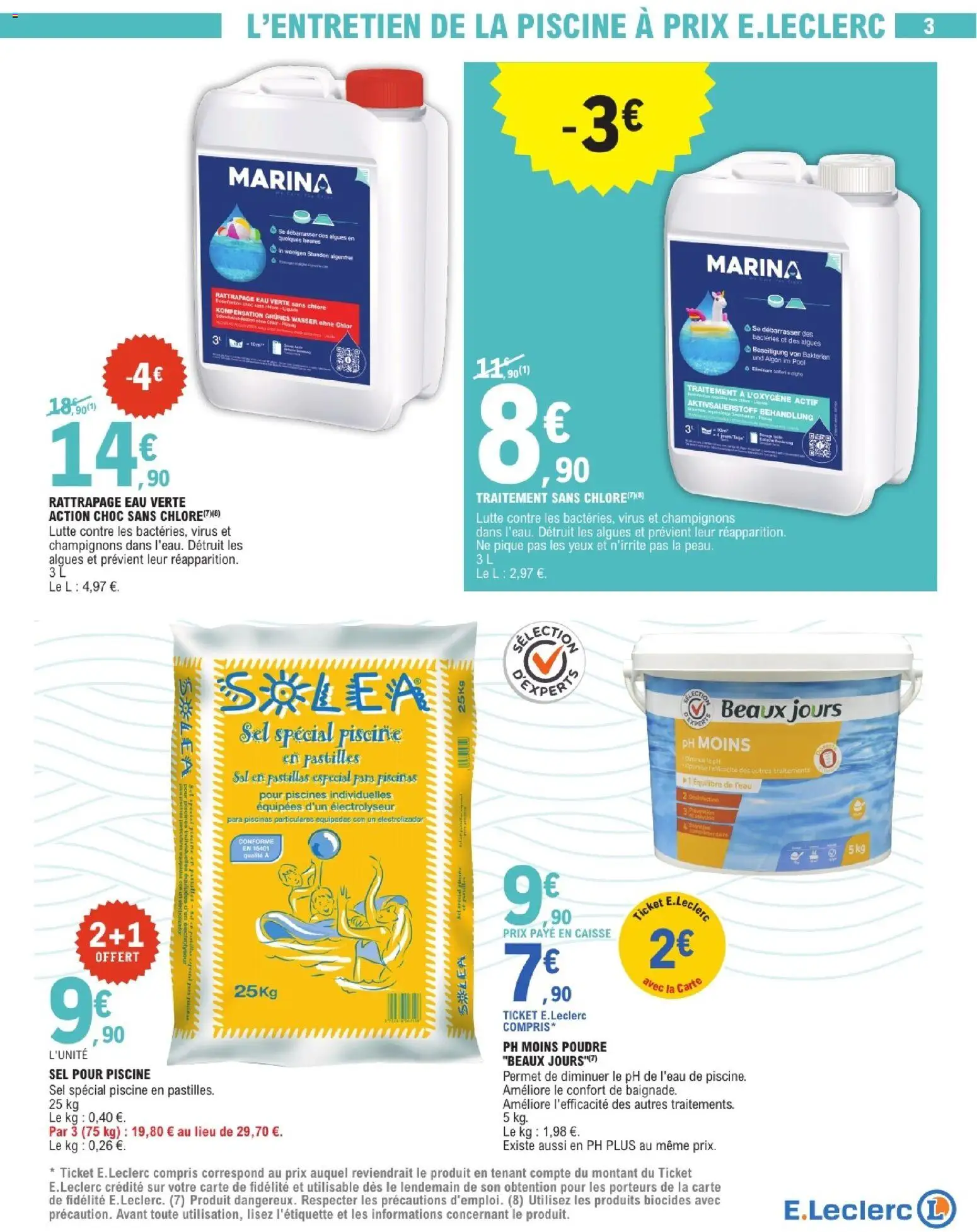{H1} | Page: 3 | Produits: Poudre, Sel, Algues