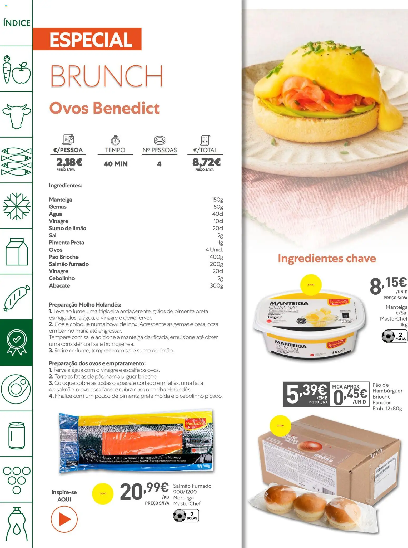 Recheio Horeca │ válido de 05.05.2026 | Página: 18 | Produtos: Pimenta, Tostas, Pão, Abacate