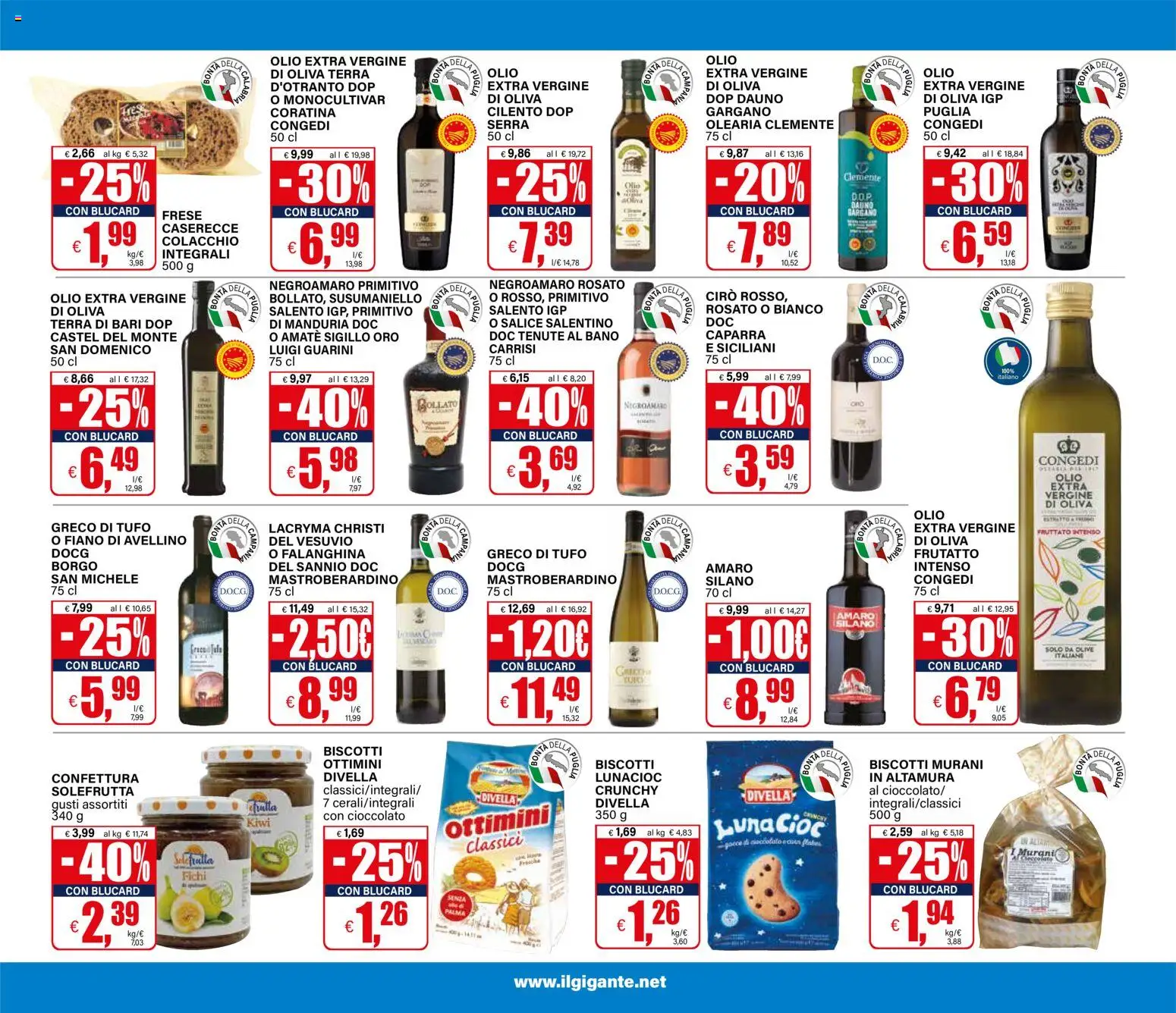 Volantino Il Gigante del 16/07/2026 | Pagina: 29 | Prodotti: Cioccolato, Frutta, Olive, Amaro