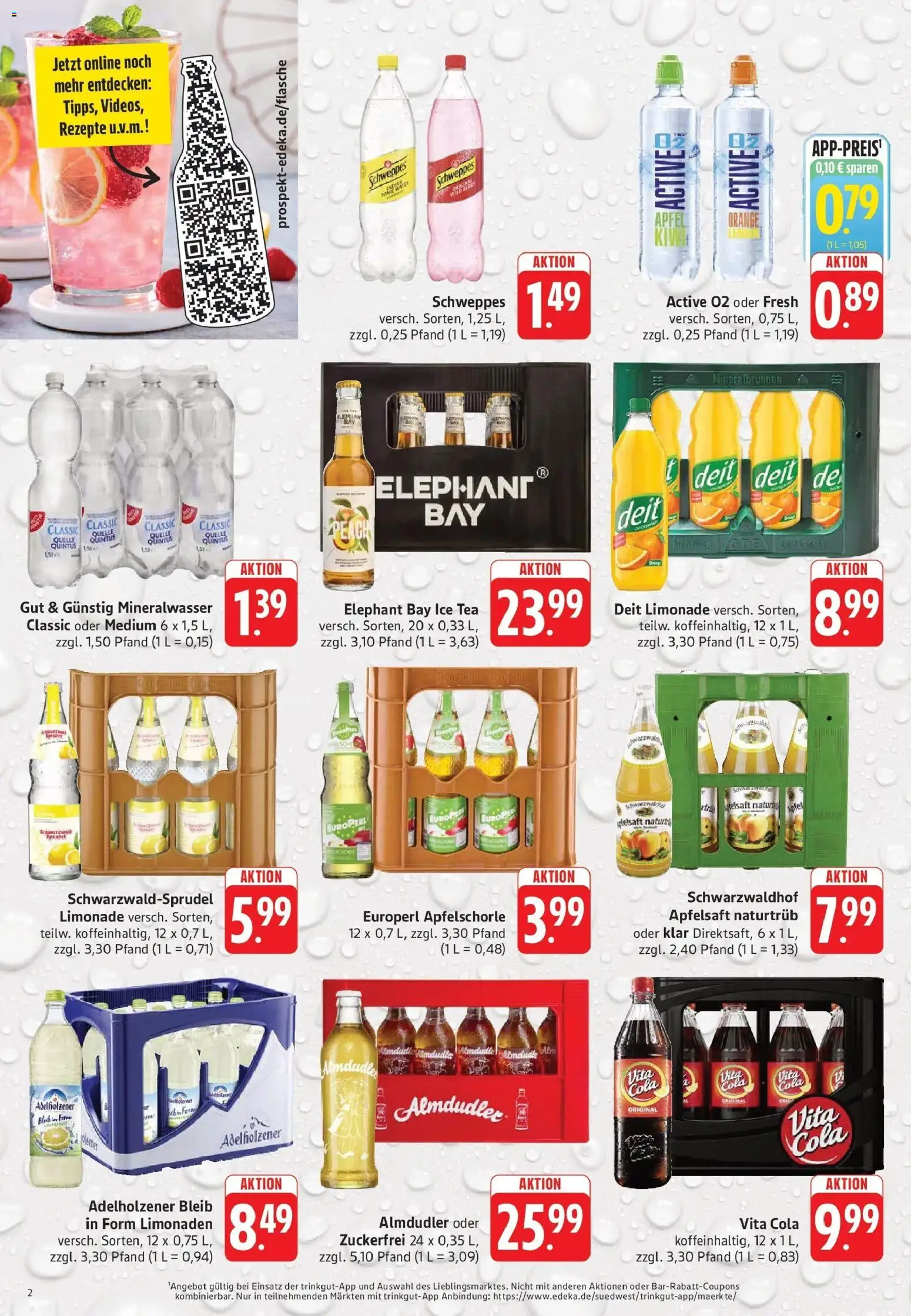 Trinkgut - trinkgut: Wochenangebote (ab 05.10.2026) » Angebote online | Seite: 2 | Produkte: Cola, Adelholzener, Mineralwasser, Vita cola