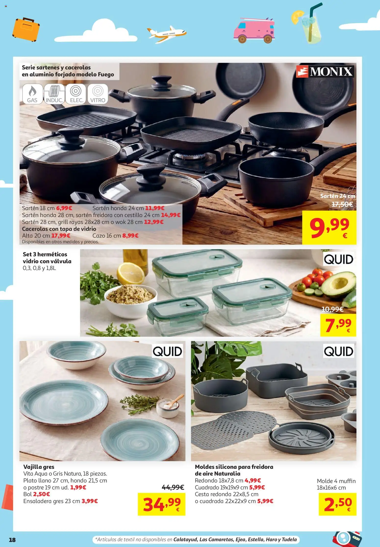 Alcampo folleto │ válido desde el 16.06.2026 | Página: 18 | Productos: Βρεφικό κρεβάτι, Freidora, Cesta