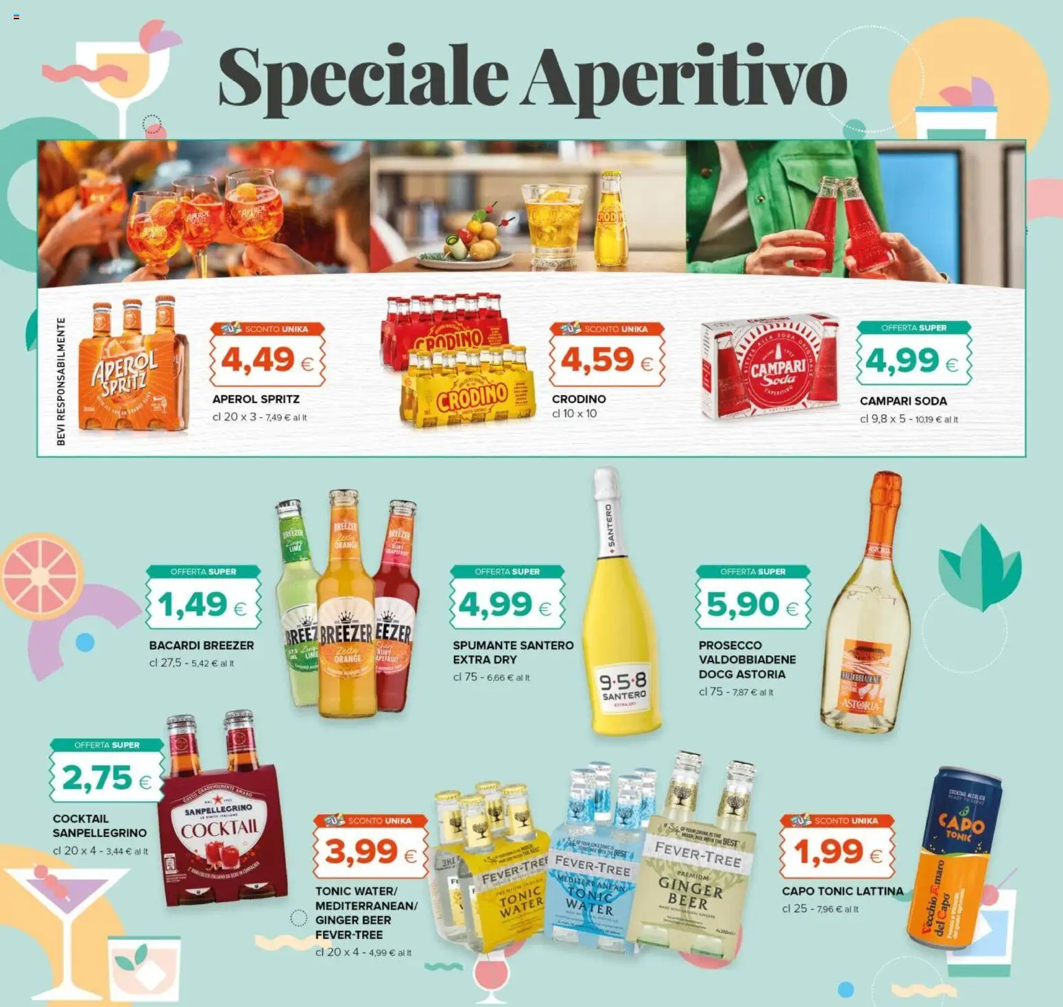 Volantino Tigre del 18.06.2026 | Pagina: 14 | Prodotti: Lime, The, Aperol, Amaro