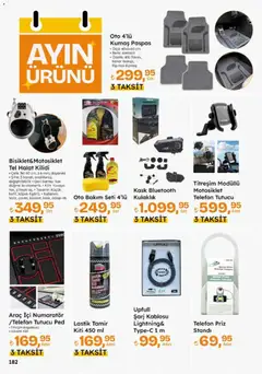 14.05.2026 tarihinden itibaren geçerli olan Migros kataloğu önizlemesi | Sayfa: 182 | Ürünler: Priz, Şarj kablosu, Telefon, Kulaklık
