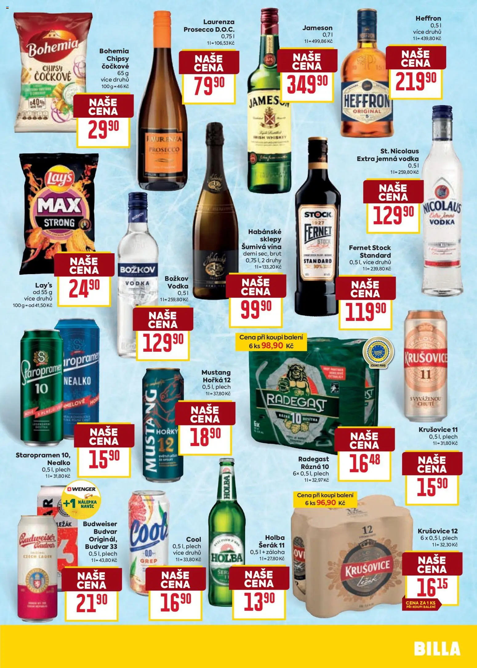 Billa Velký leták od 13.05.2026 | Strana: 15 | Produkty: Plech, Šerák, Fernet, Božkov