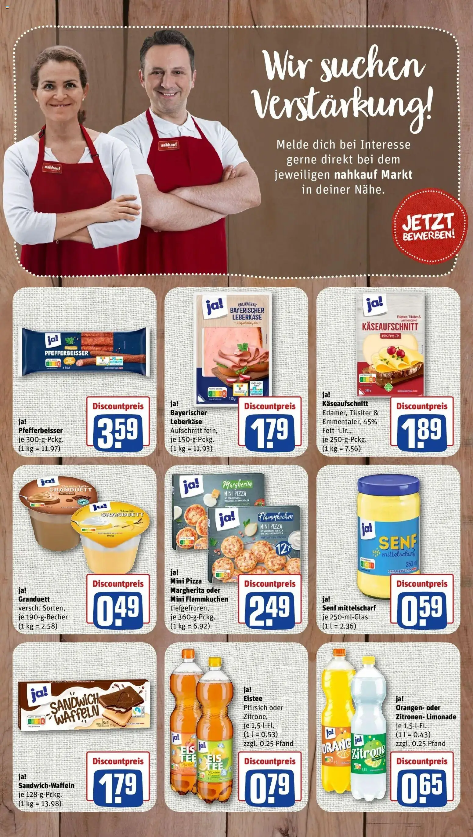REWE Prospekt ab 21.09.2026 zum Blättern » Angebote | Seite: 7 | Produkte: Mozzarella, Pfirsich, Sahne, Leberkase