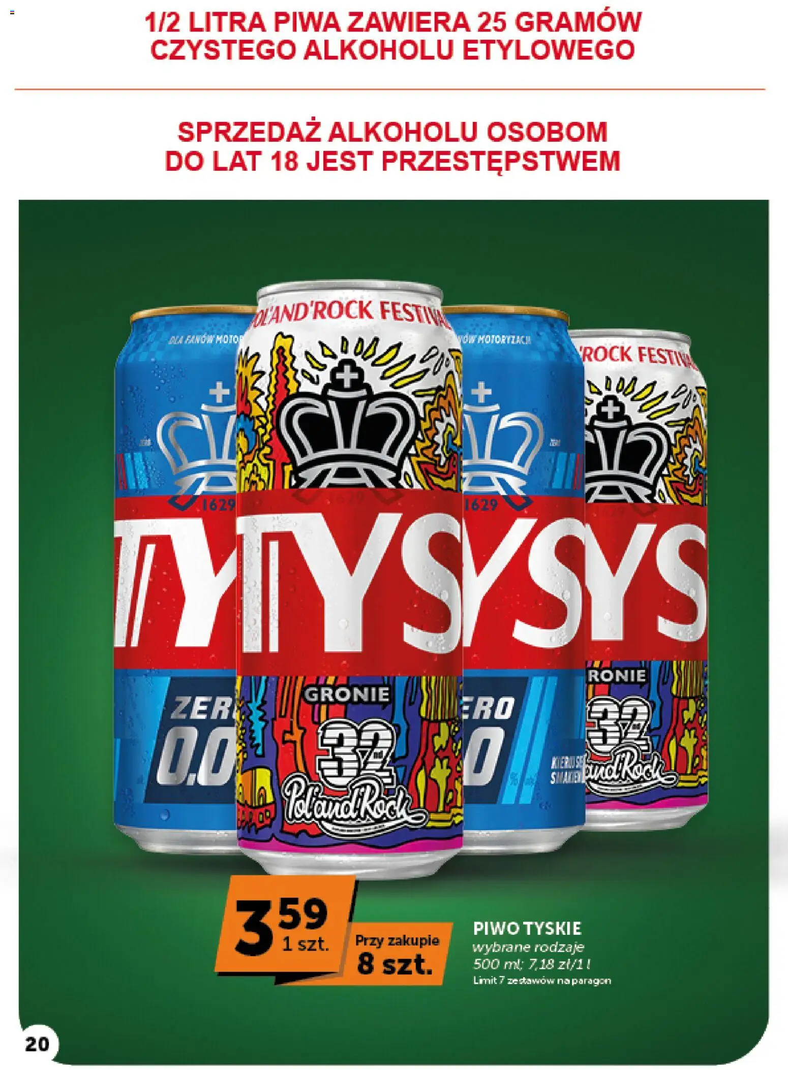 Euro Sklep gazetka - Minimarket od 01.10.2026 | Strona: 20 | Produkty: Piwo tyskie, Tyskie, Piwo
