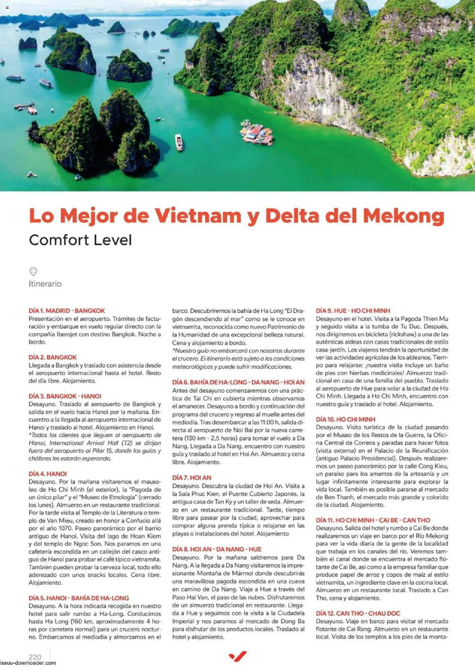 Halcón Viajes Comfort level 2026 │ válido desde el 04.06.2026 | Página: 220 | Productos: Bicicleta, Café, Arroz, Copos