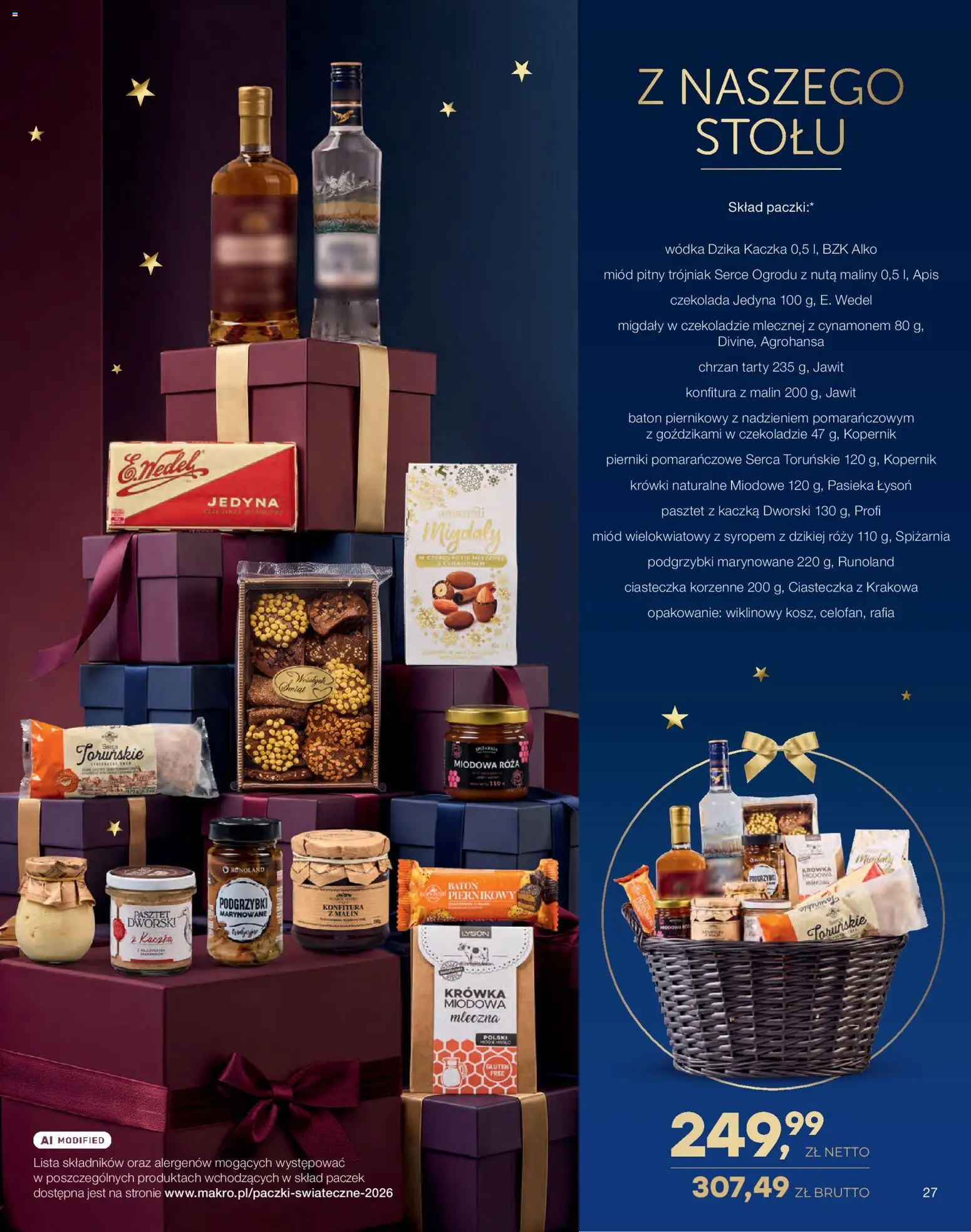 Makro gazetka - Świat prezentów od 01.11.2026 | Strona: 27 | Produkty: Kaczka, Krowka, Ciasteczka korzenne, Ciasteczka