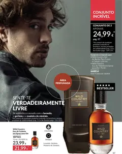 Pré-visualização Wild Country Eau de Toilette em Spray para Ele, Eau de Toilette em Spray para Ele 75 ml válido de 01.05.2026 | Página: 97
