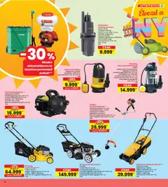 Interspar Nyár II. - amely érvényes a következő dátumtól: 28.05.2026 | Oldal: 6 | Termékek: Fűkasza, Fűnyíró, Szivattyú, Szennyvízszivattyú