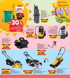 Interspar Nyár II. - amely érvényes a következő dátumtól: 28.05.2026 | Oldal: 6 | Termékek: Kábel, Fűkasza, Fűnyíró, Szennyvízszivattyú