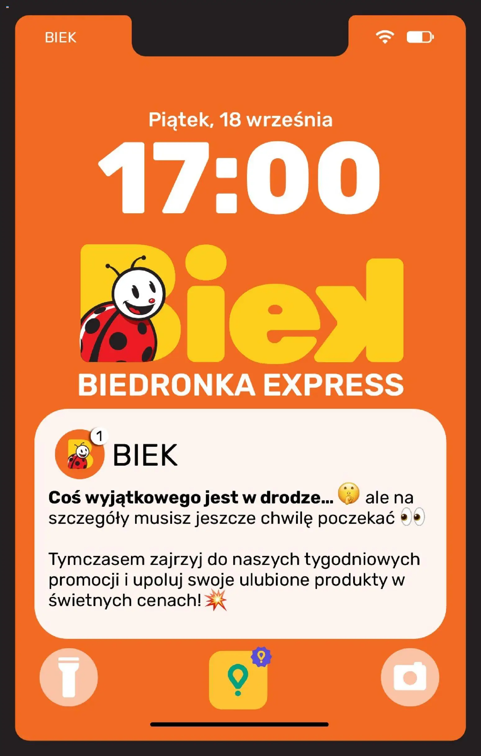 Biedronka gazetka - Biek od 18.09.2026 | Strona: 1