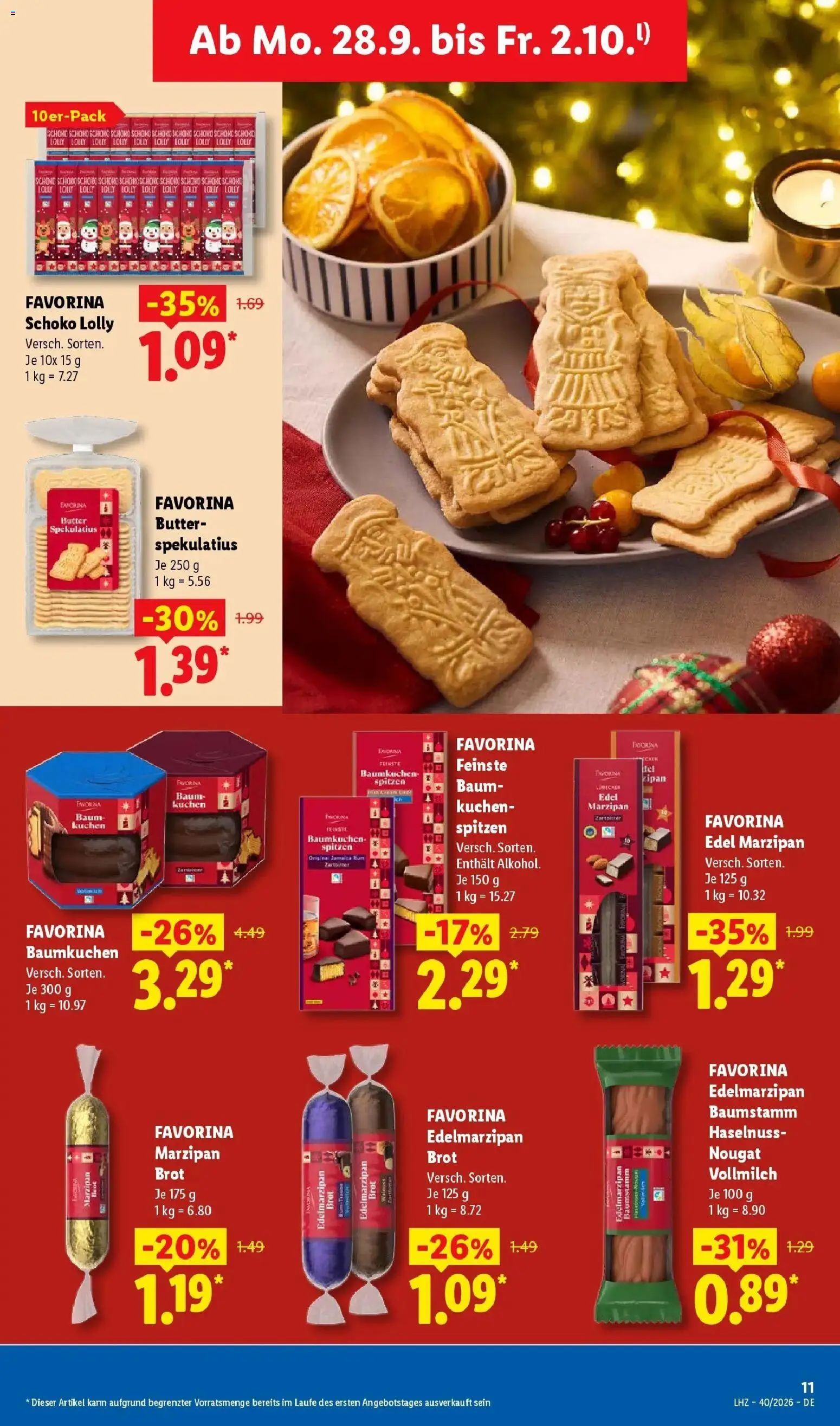 Lidl Prospekt Enkenbach-alsenborn (ab 28.09.2026) zum Blättern » Angebote | Seite: 23 | Produkte: Butter, Brot, Kuchen
