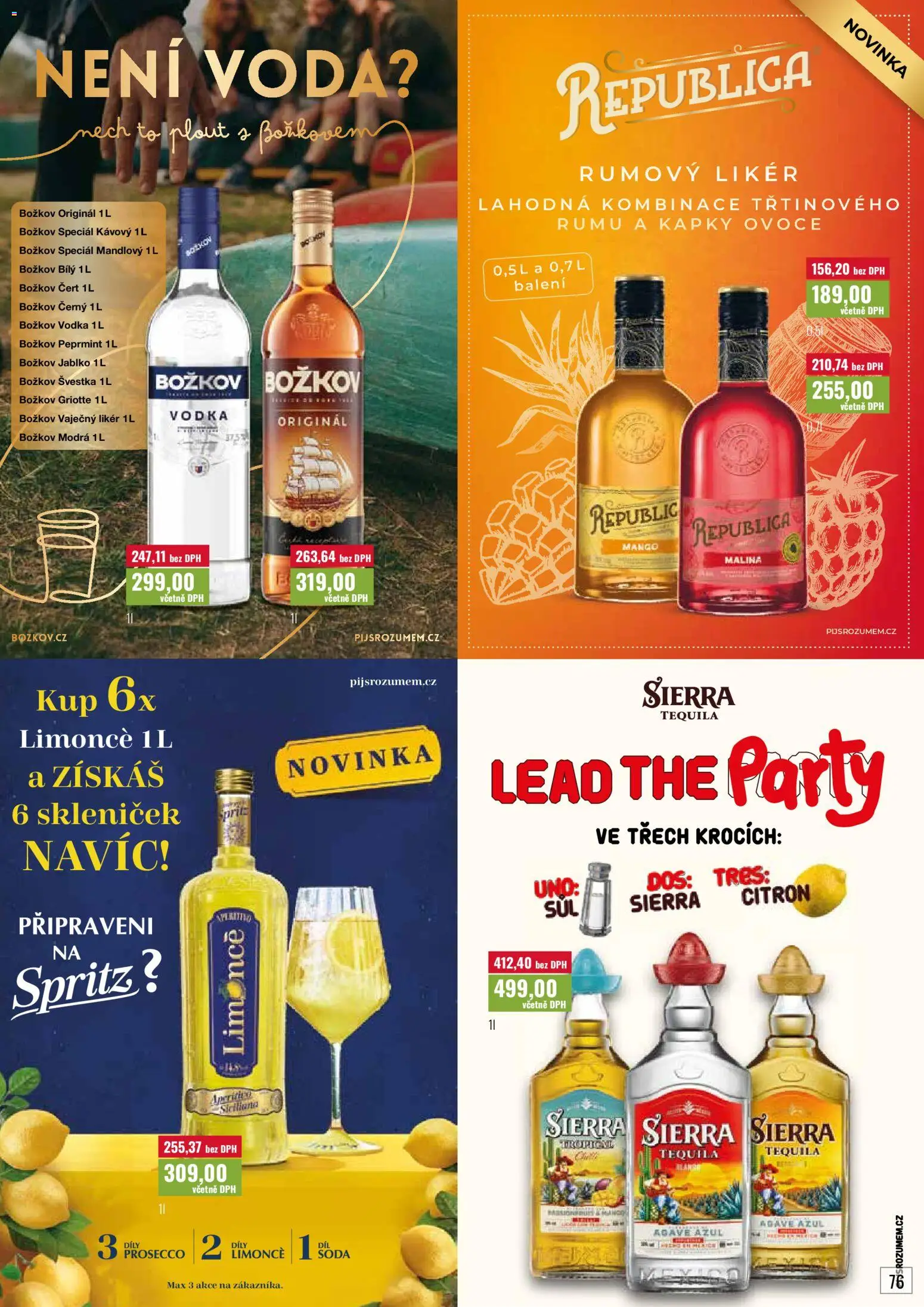 Ratio leták od 01.06.2026 | Strana: 77 | Produkty: Mango, Božkov Speciál mandlový, Tequila, Božkov originál