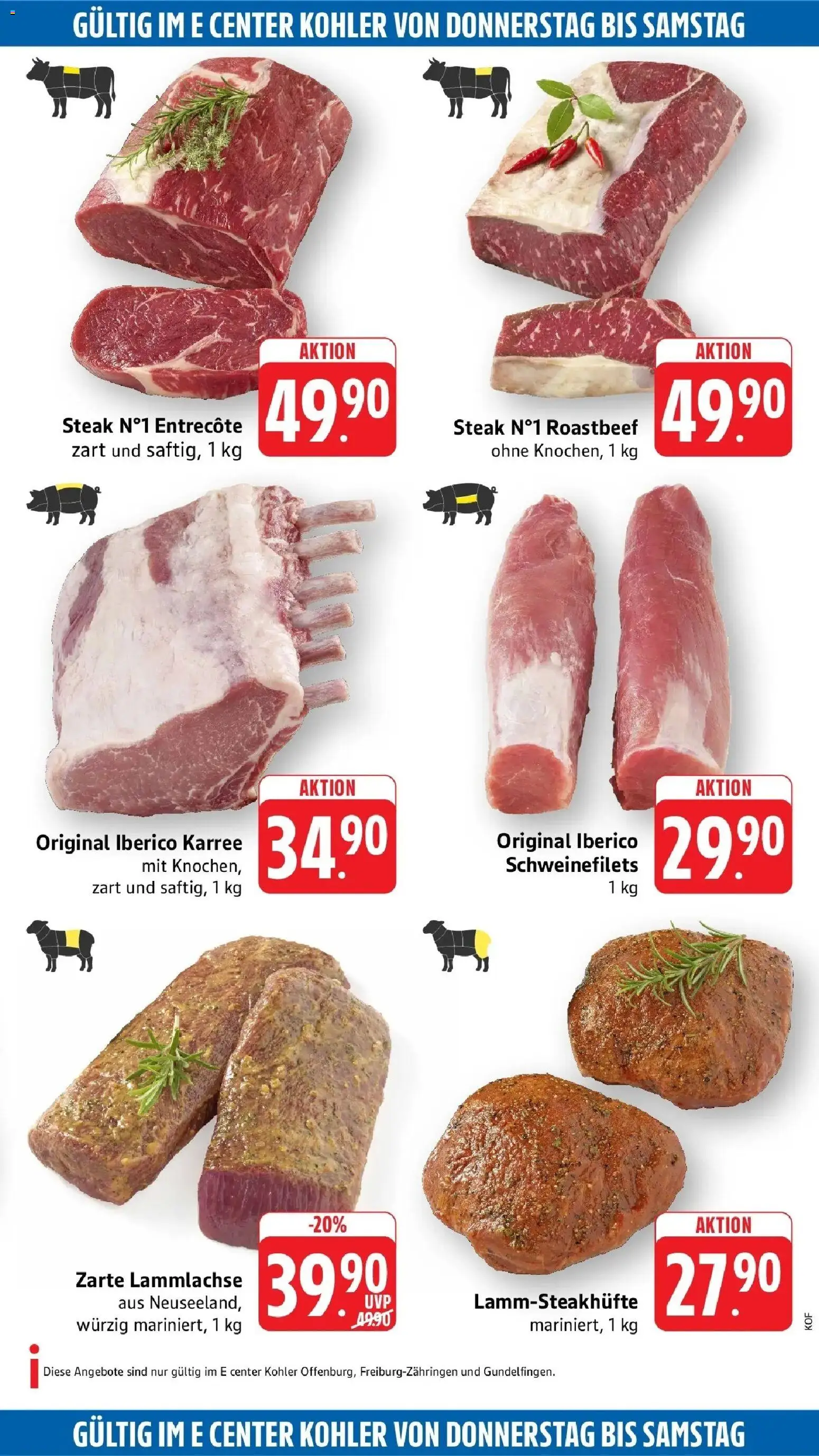 Edeka Prospekt Offenburg (ab 24.08.2026) » Angebote Online | Seite: 45 | Produkte: Entrecote, Roastbeef, Steak