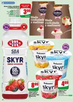 Pogląd oferty "Jogurt pitny skyr owoce ogrodowe SBA Mlekovita, Jogurt pitny skyr owoce ogrodowe" - ważna od 17.06.2026 | Strona: 48
