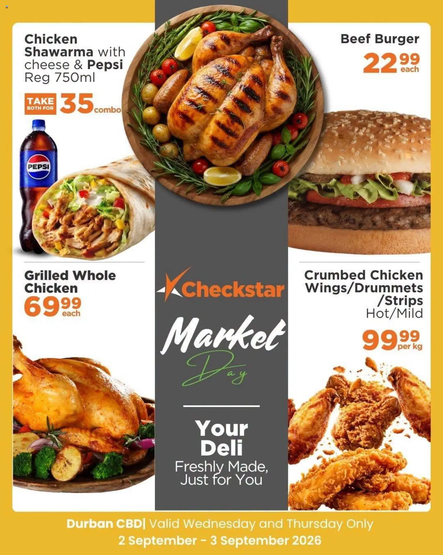 New Check Star catalogue – valid from 02/09/2026 | Page: 4 | Products: Cheese, Chicken, Beef