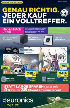 Euronics Prospekt Berlet ab 11.06.2026 gültig