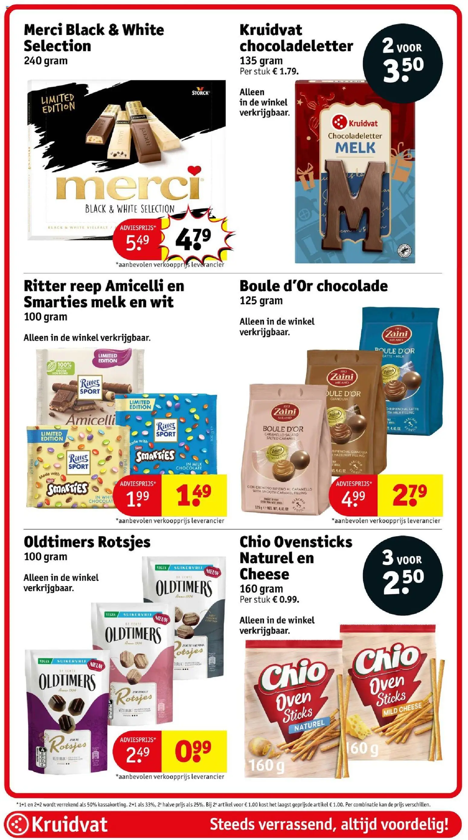 {H1} | Pagina: 101 | Producten: Melk, Chocolade, Kan, Oven