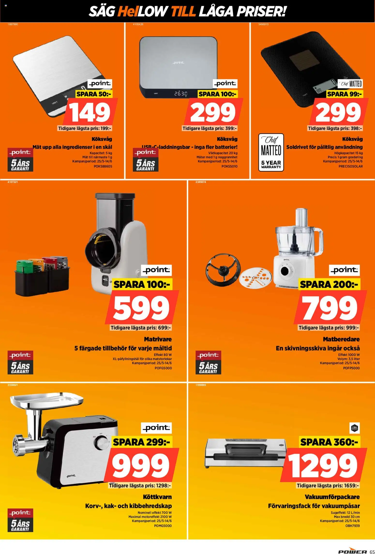 Power reklamblad aktuell från 25.05.2026 | Sida: 65