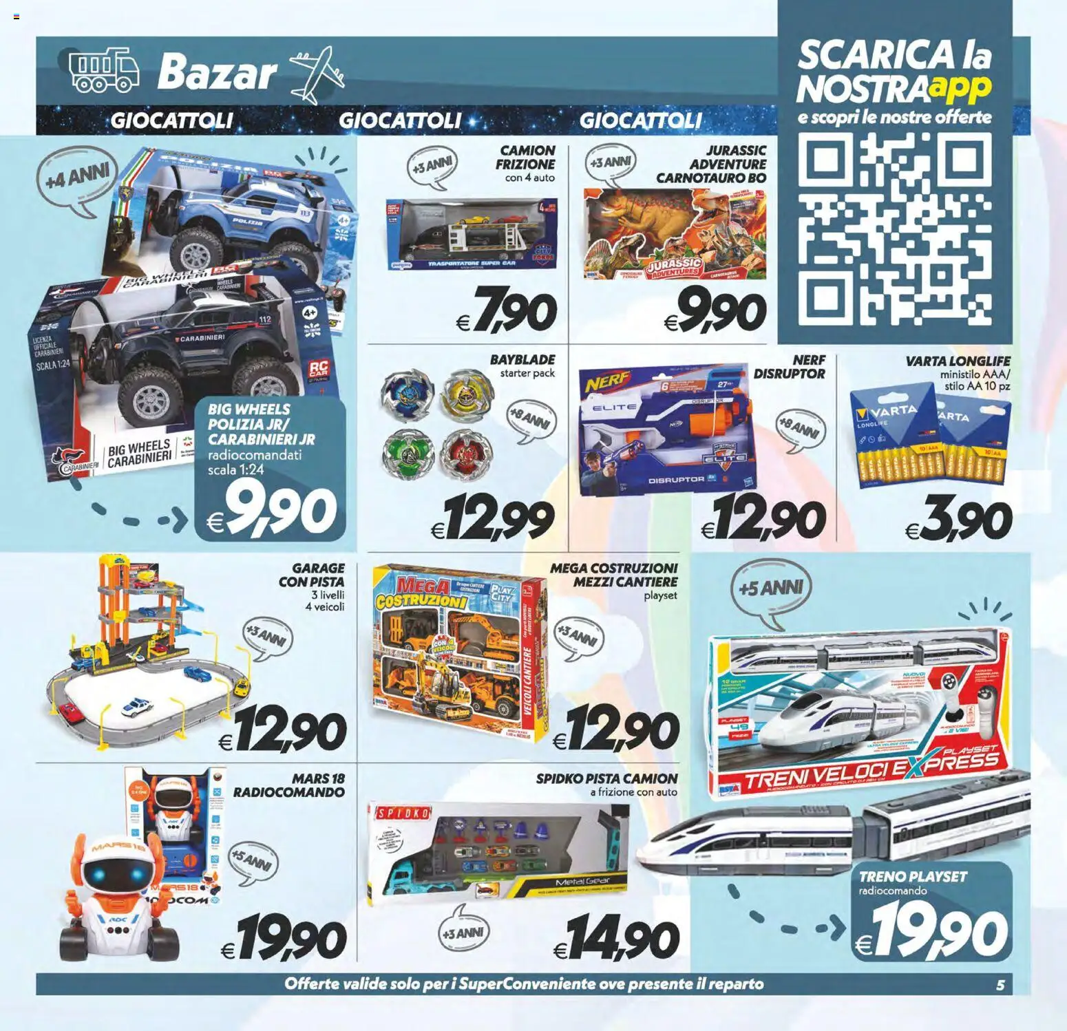 Volantino SuperConveniente del 23/10/2026 | Pagina: 29 | Prodotti: Giocattoli, Scala