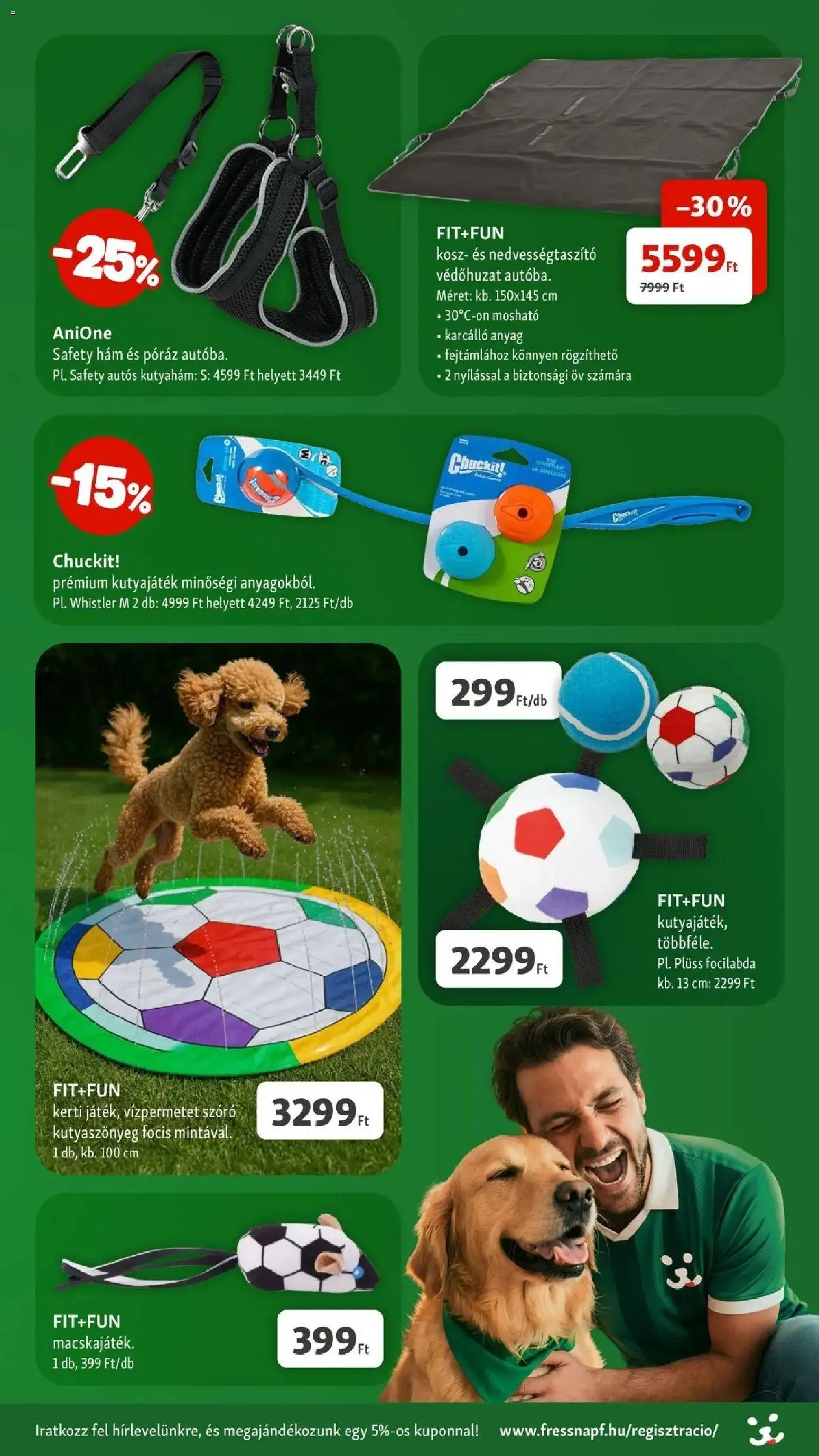 Fressnapf akciós ujság - amely érvényes a következő dátumtól: 04.06.2026 | Oldal: 6 | Termékek: Öv, Plüss