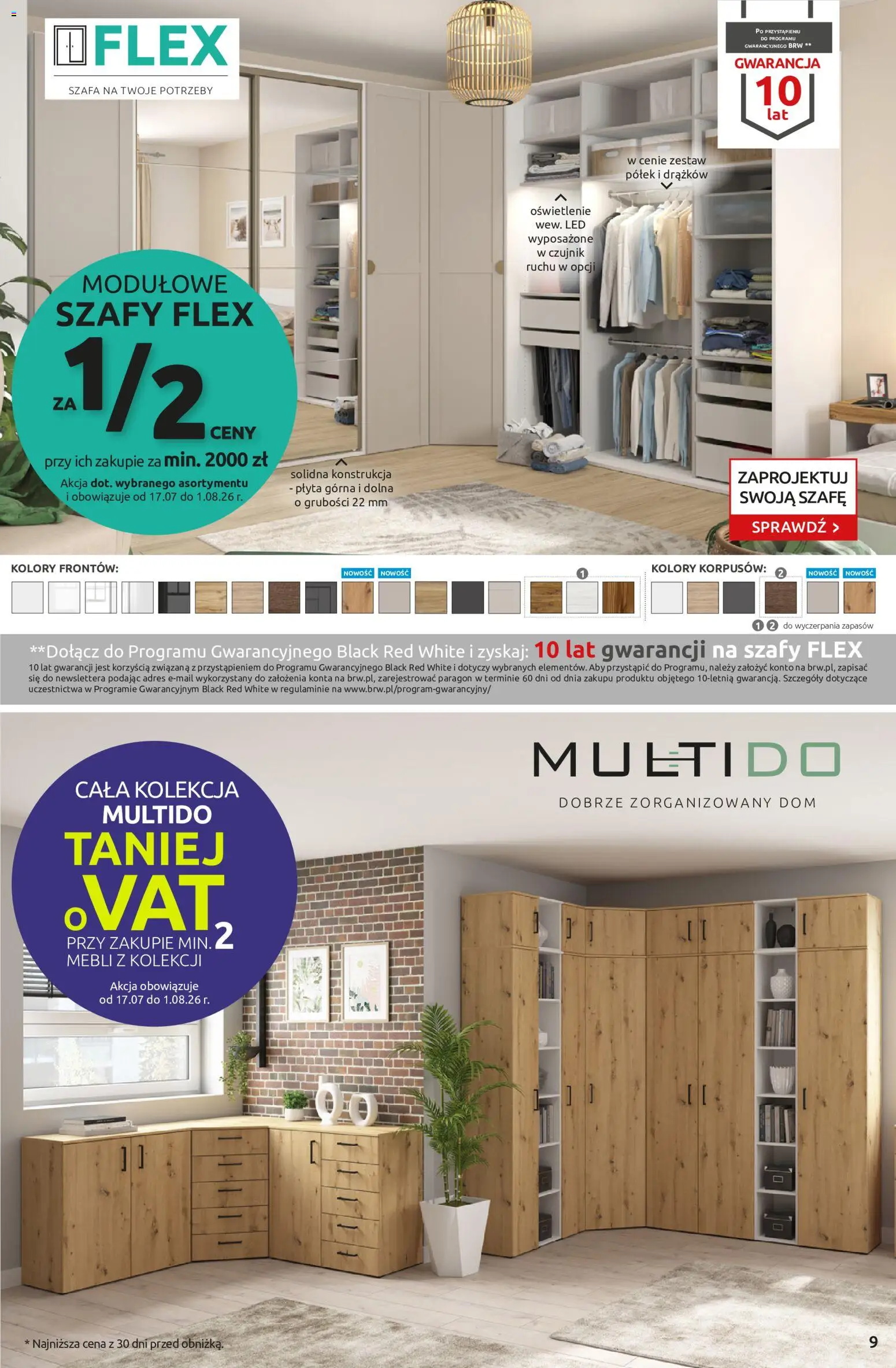 Black Red White promocje od 16.07.2026 | Strona: 9 | Produkty: Szafa