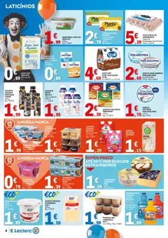 Pré-visualização E.Leclerc Aniversário São Domingos de Rana válido de 14.05.2026 | Página: 4 | Produtos: Refrigerante, Pudim, Creme fraiche, Nestlé