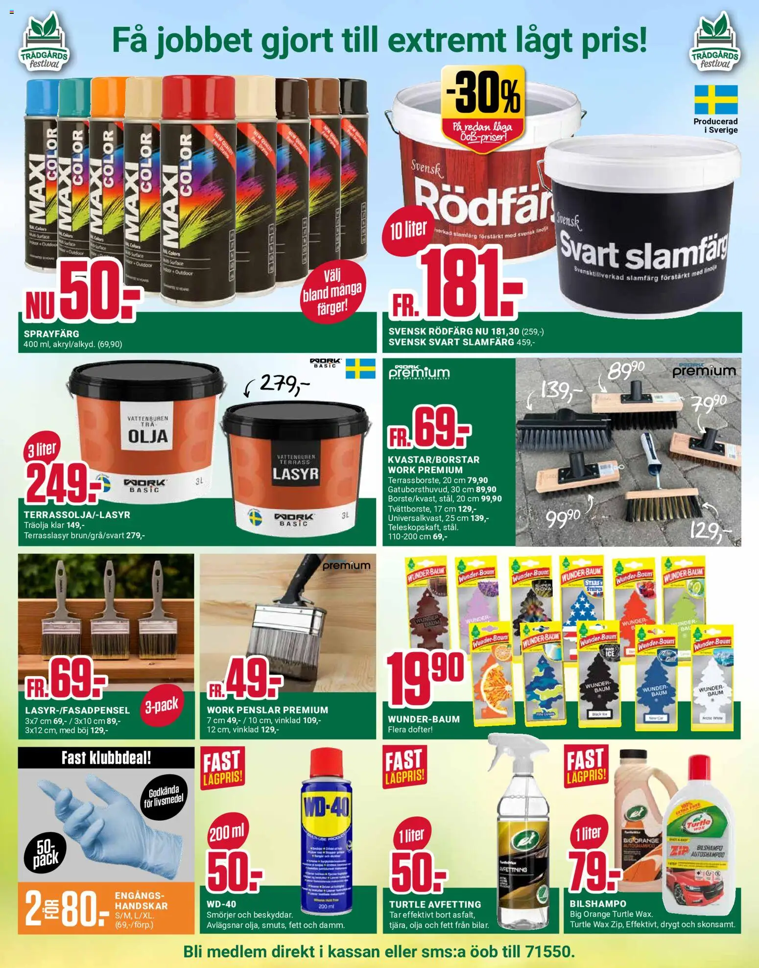 ÖoB reklamblad aktuell från 11.05.2026 | Sida: 5 | Produkter: Olja, Handskar, Träolja