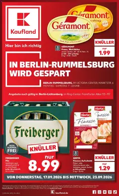 Kaufland Prospekt Ahrensfelde ab 17.09.2026 gültig