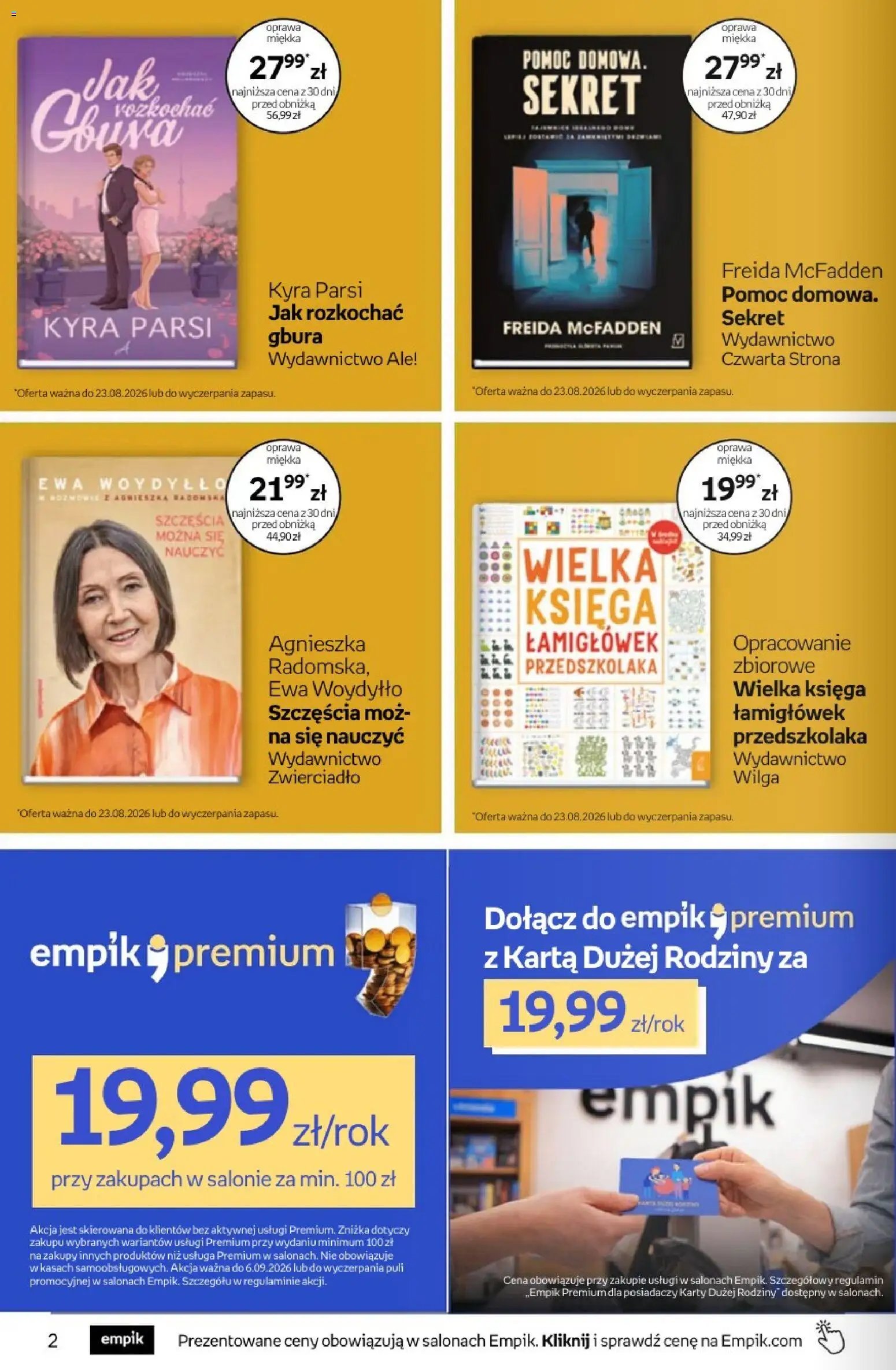 Empik promocje - Tom kultury Książki od 12.08.2026 | Strona: 2 | Produkty: Karta