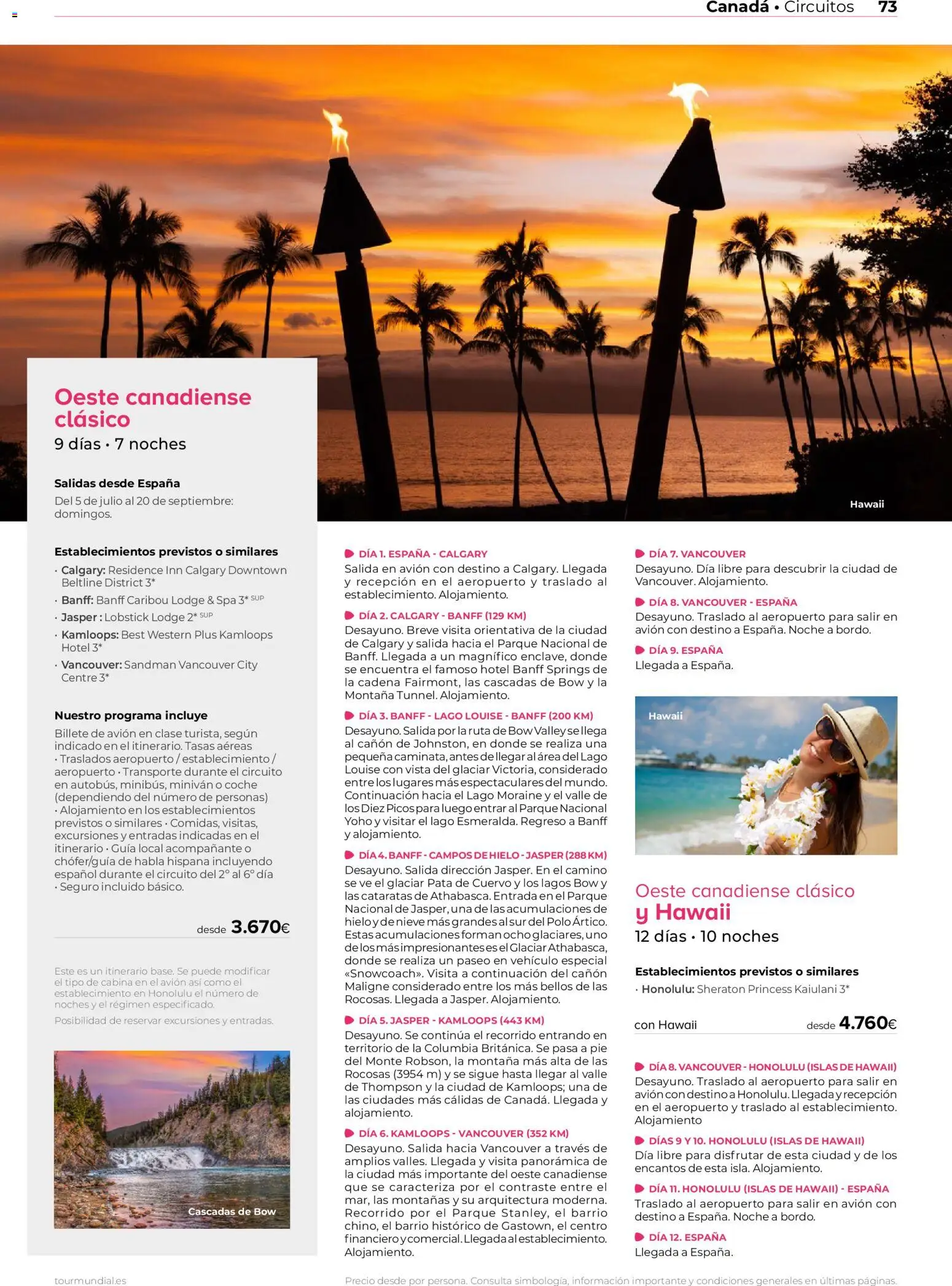 Viajes El Corte Inglés Norteamérica y Caribe │ válido desde el 01/01/2026 | Página: 73