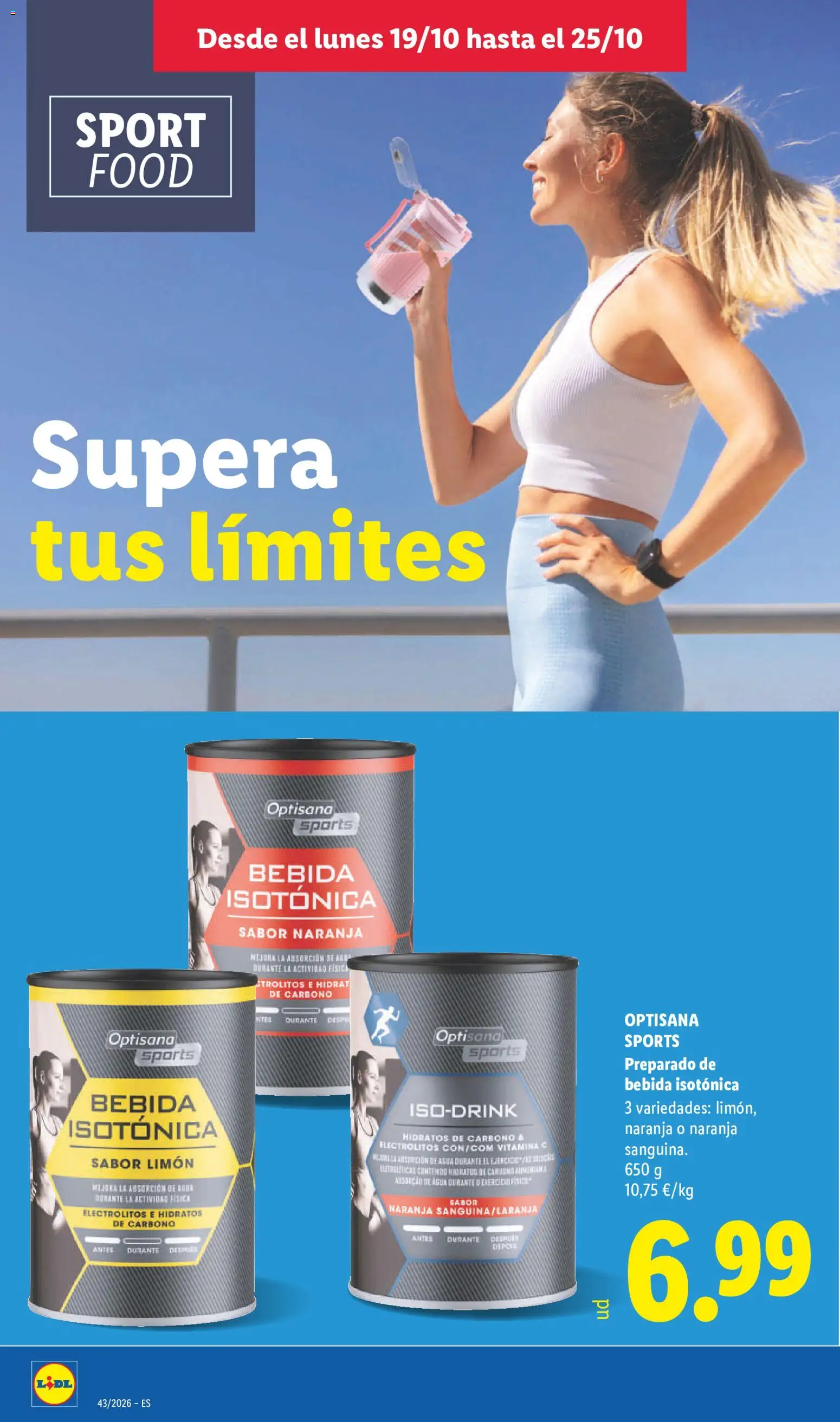 Lidl folleto de bazar │ válido desde el 19/10/2026 | Página: 18 | Productos: Limón, Bebida isotónica, Agua